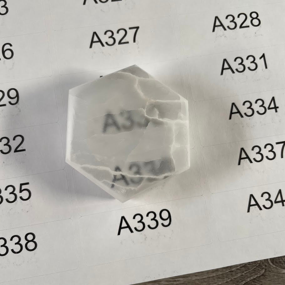 selenite tv stone for gift shops