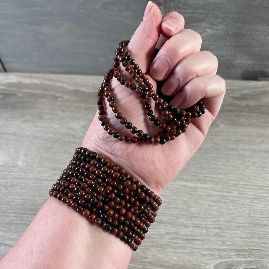 Bracelets Gemstone Bead 4mm -  Crystal Shops & Gift Retailers