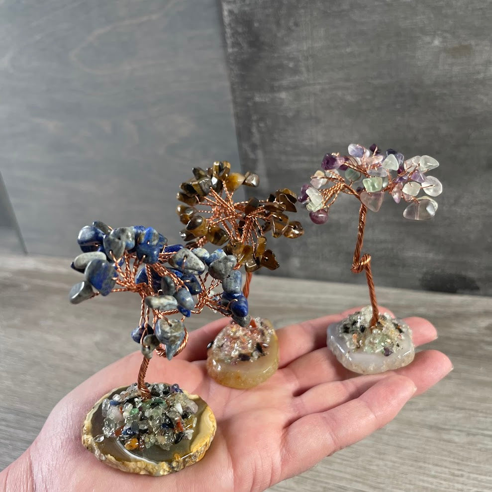 Wholesale copper gemstone trees for gift shops