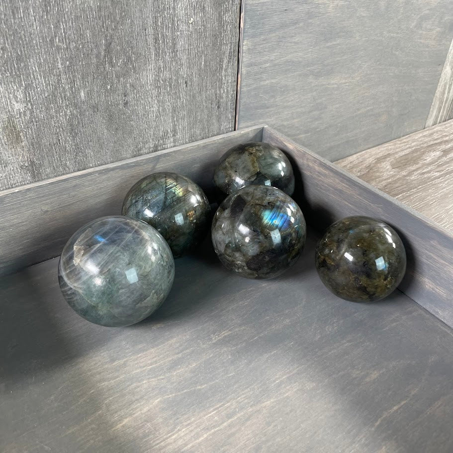 Madagascar Gemstone Spheres 5 Pound Lot