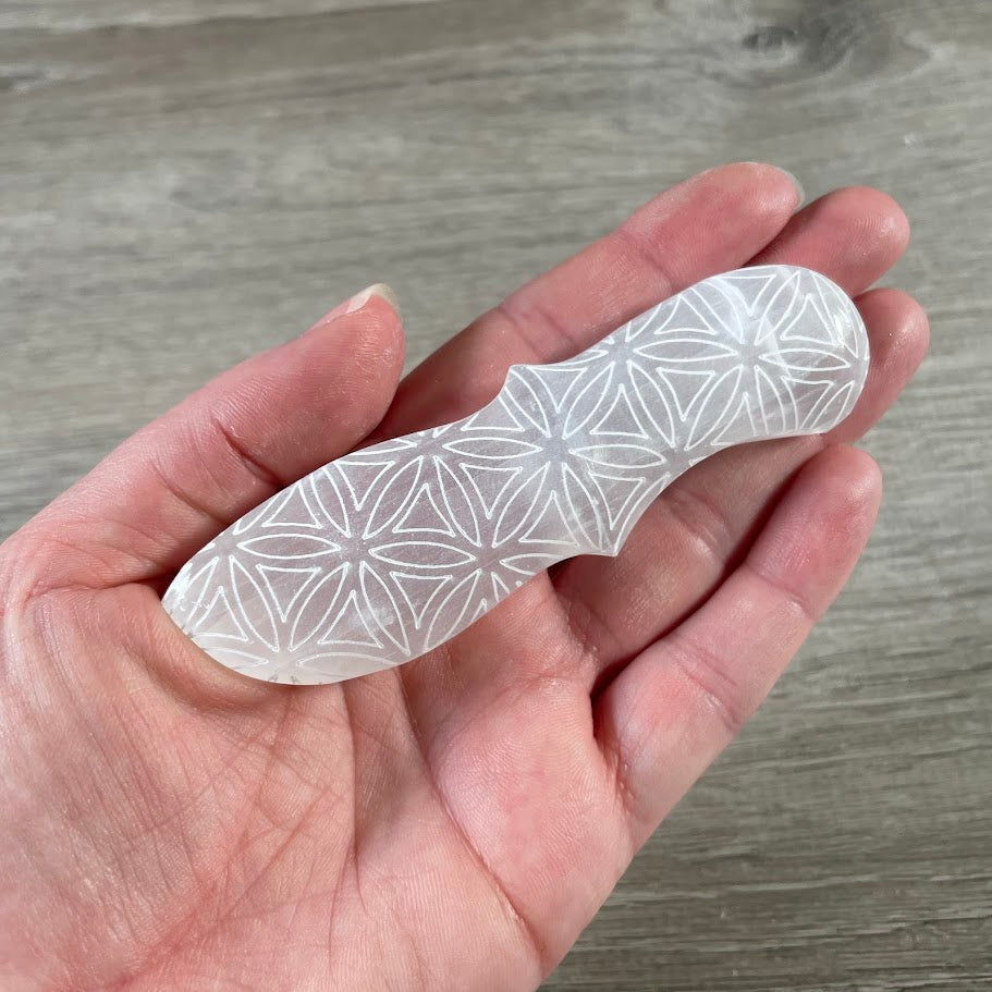 Selenite Polished Wands and Athame Blades – Assorted Styles Metaphysical Shops