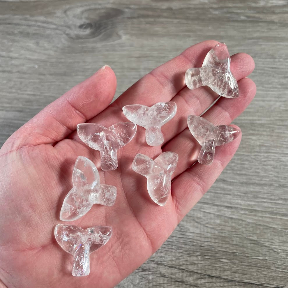 Gemstone Whale Tail or Mermaid Tail Figurine for Gift Shops