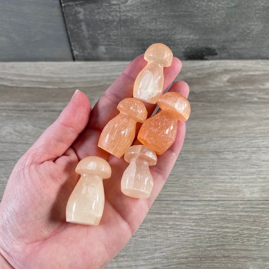 Selenite Small Stones Polished  – Cleansing Crystals for Retail