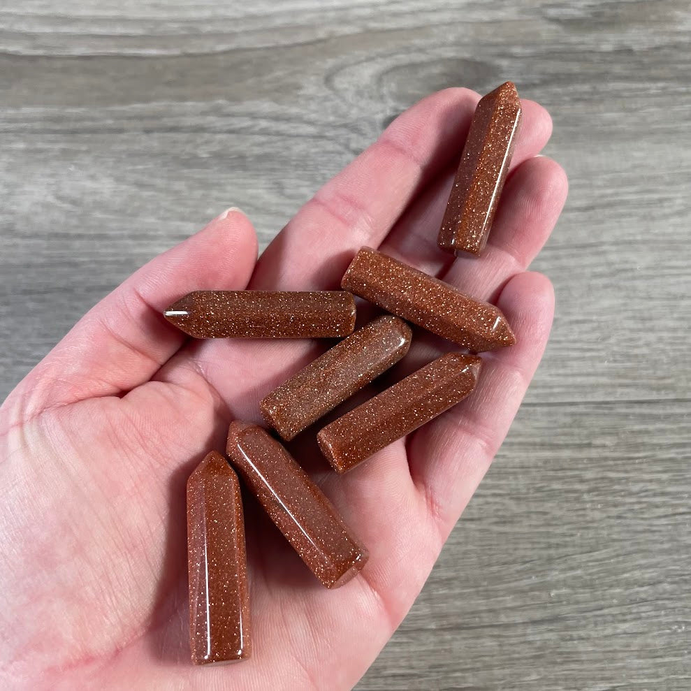 Small Gemstone Obelisk Points for Wire Wrapping or Gridding