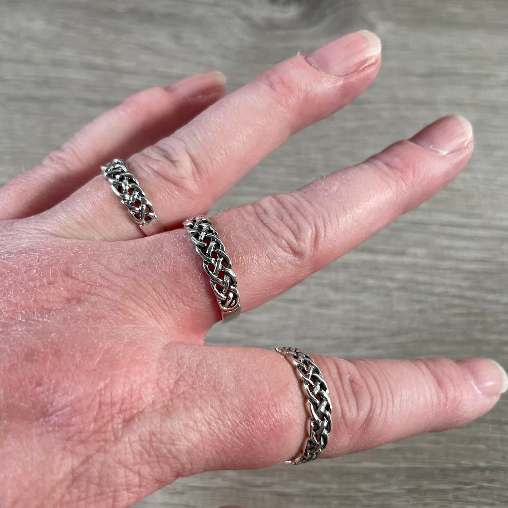 Sterling Silver Rings Stacking and Bands
