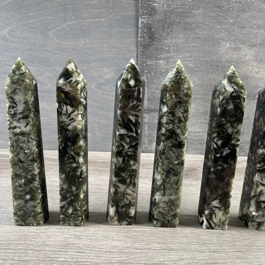 metaphysical crystal obelisk display rock shop supply
