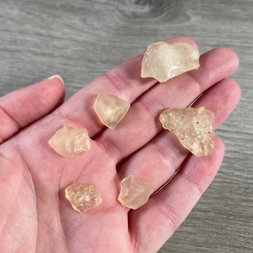 Libyan Desert Glass 10 Gram Lot – Genuine Saharan Impact Tektite Specimens
