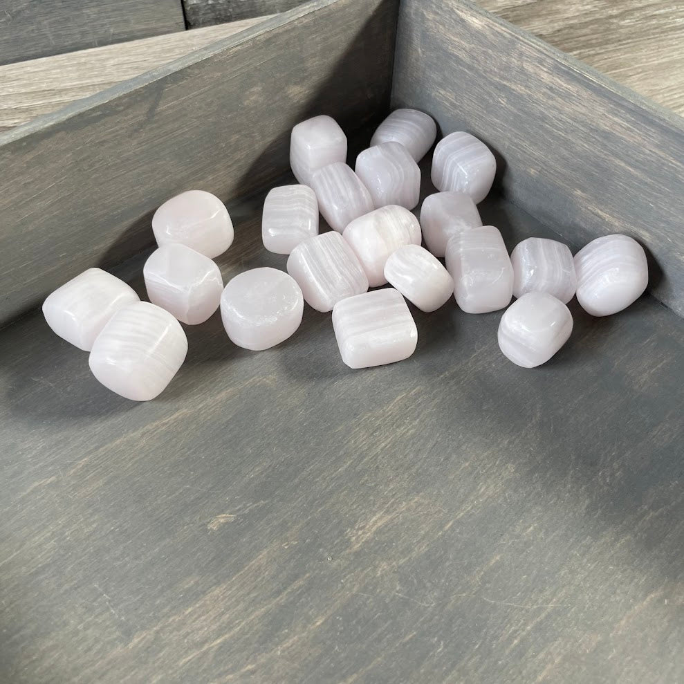 mangano calcite stones polished natural pink calcite