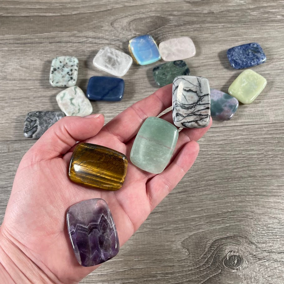 Crystal worry stone wholesale minimum 3 per style