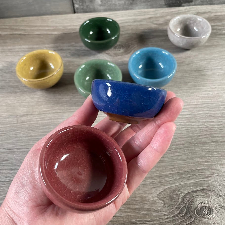 Ceramic Abundance Bowl - 2.25 Inch Offering Dish