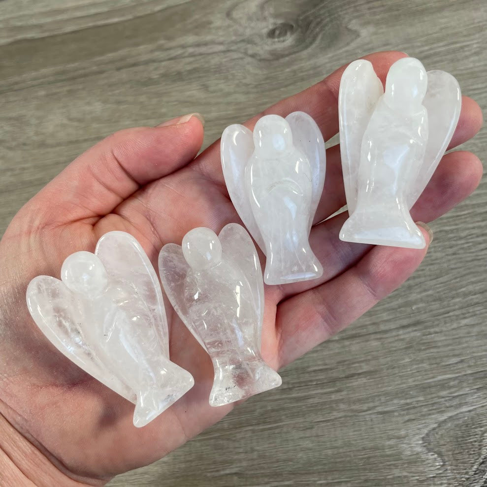 Gemstone Angel Figurine Medium - Gift Shops & Crystal Shops