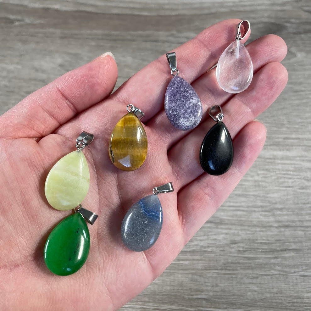 wholesale crystal jewelry drop pendants for bulk orders
