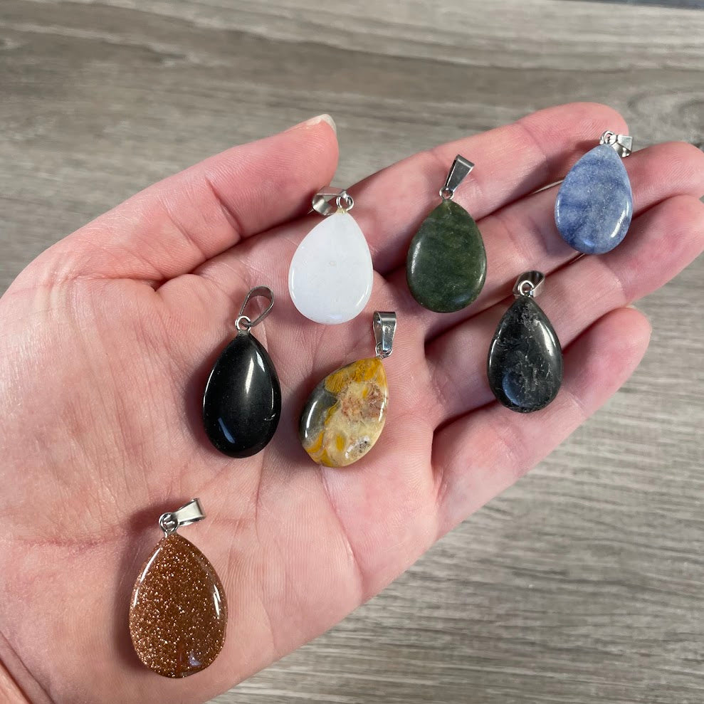inexpensive metaphysical crystal necklaces assorted gemstones
