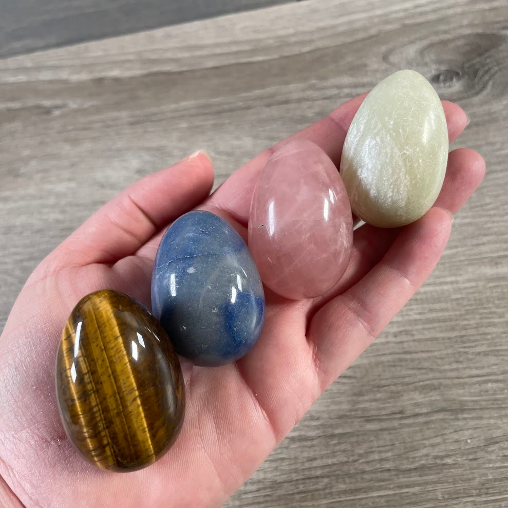 mixed gemstone crystal eggs wholesale bulk