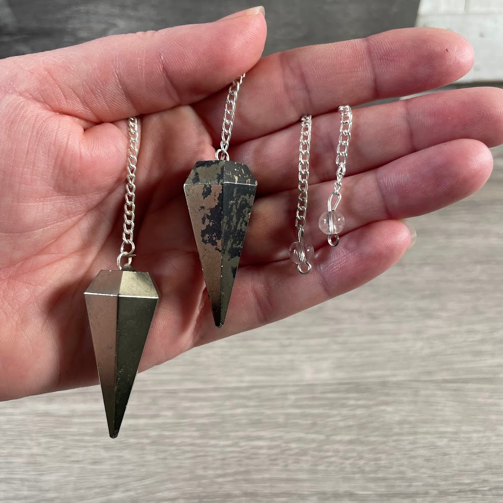 pyrite crystal pendulums bulk