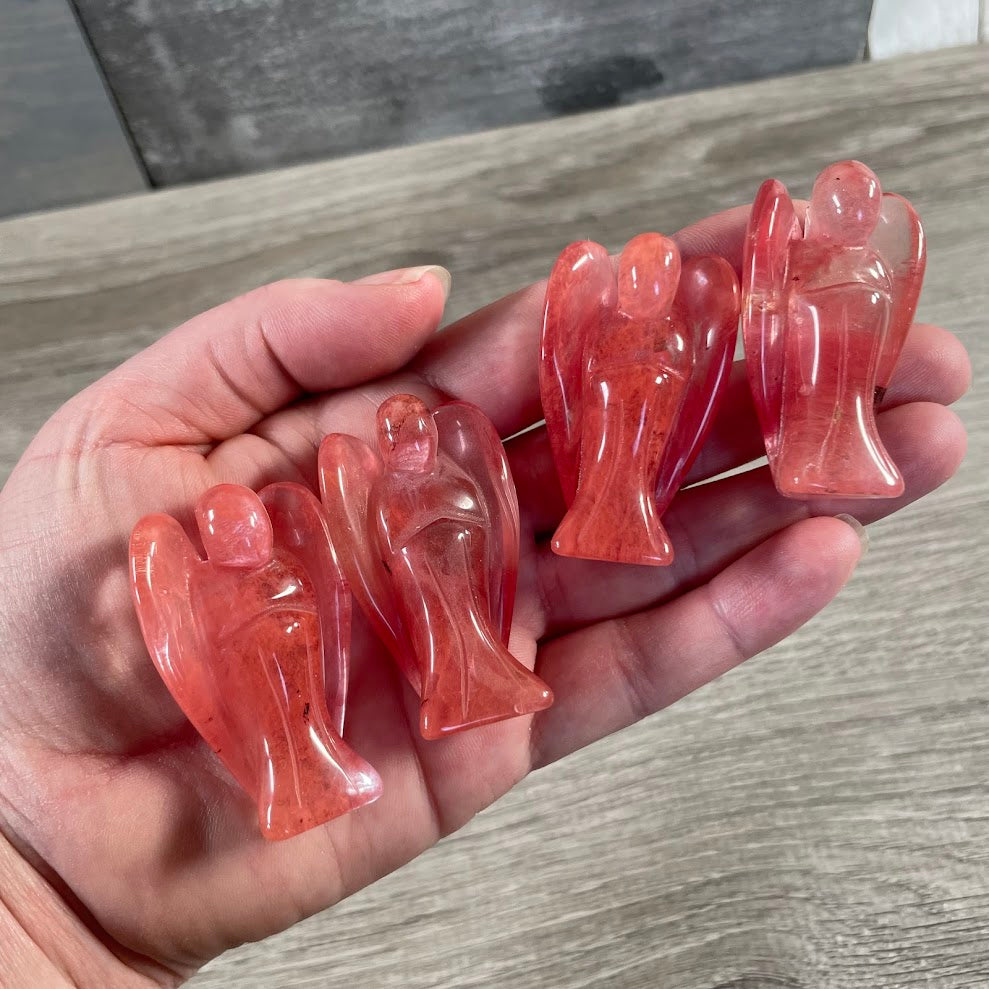 Gemstone Angel Figurine Medium - Gift Shops & Crystal Shops