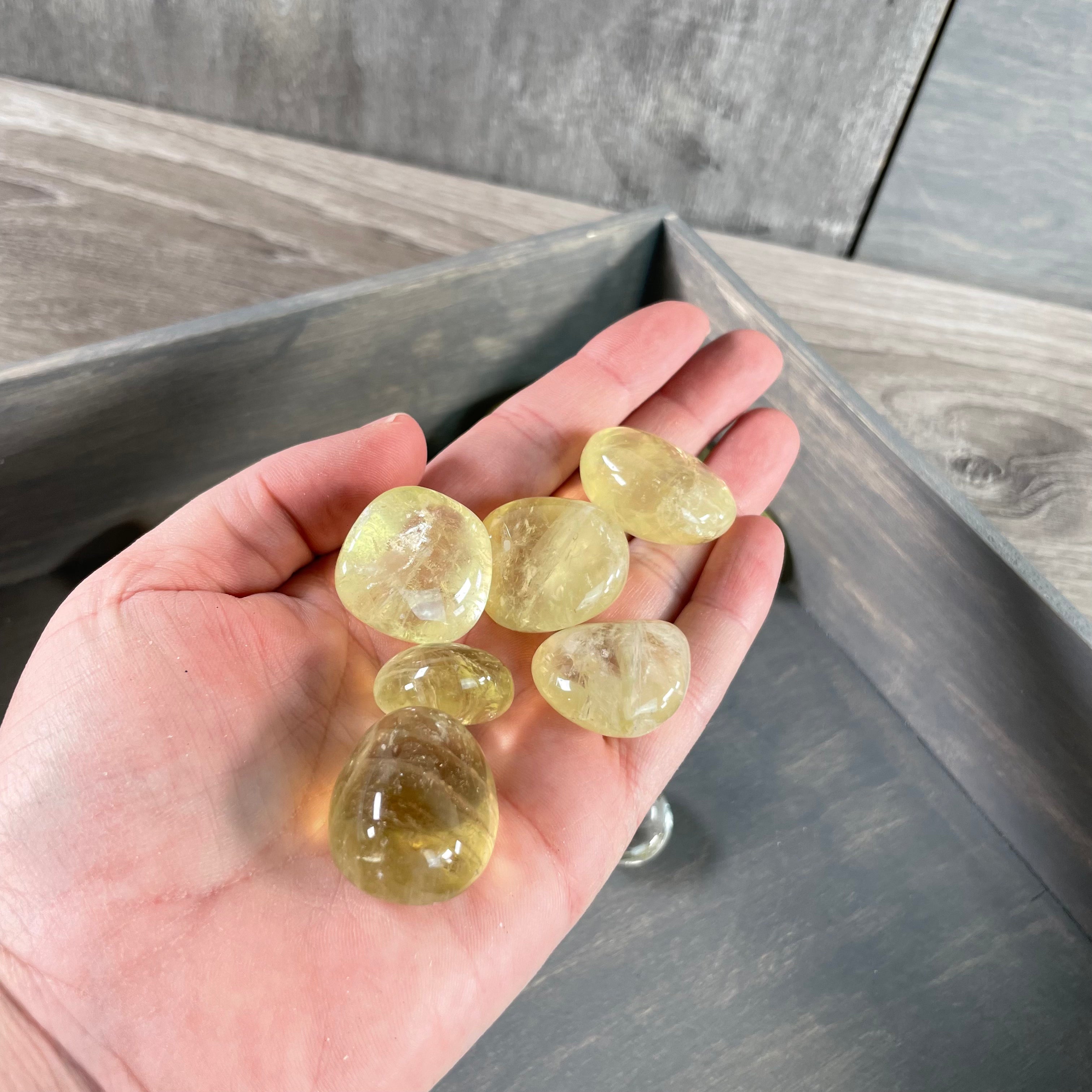 Lemon Citrine Tumbled 1 Lb