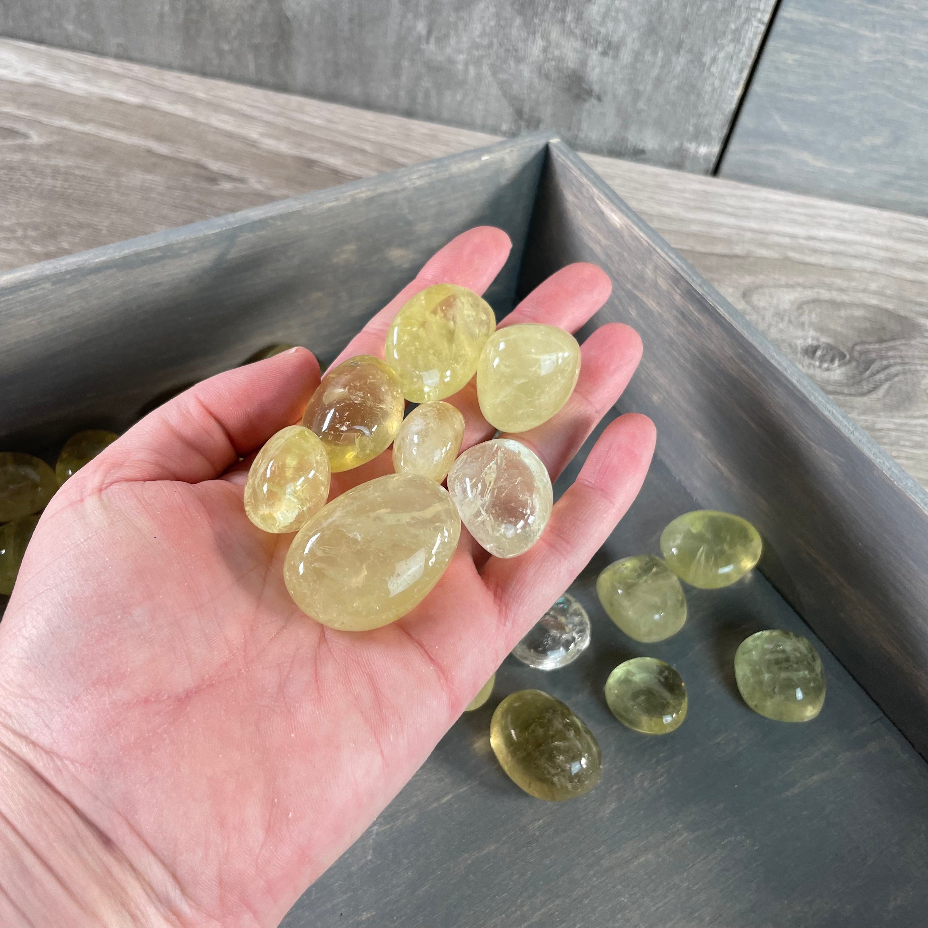 Lemon Citrine Tumbled 1 Lb