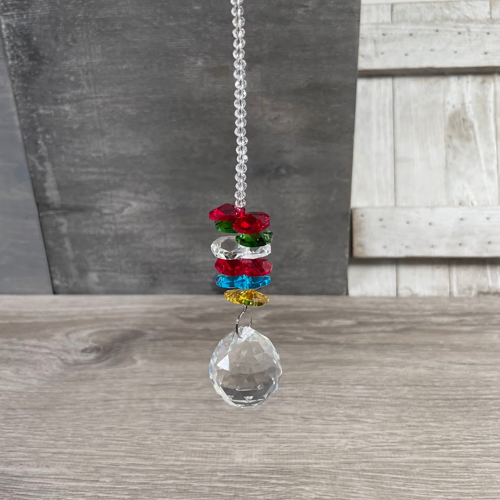 wholesale crystal suncatcher rainbow prism