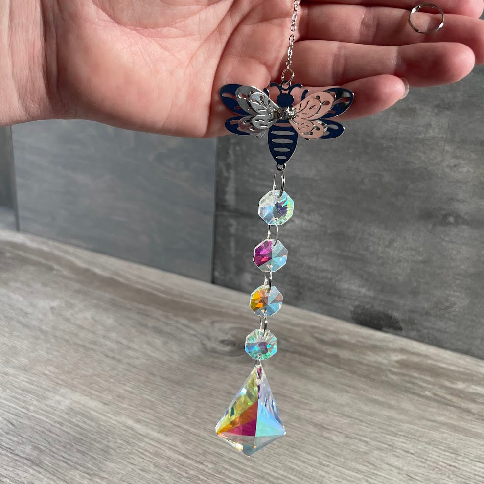 bumble bee light refracting crystal prism ornament hanging ornament bulk orders