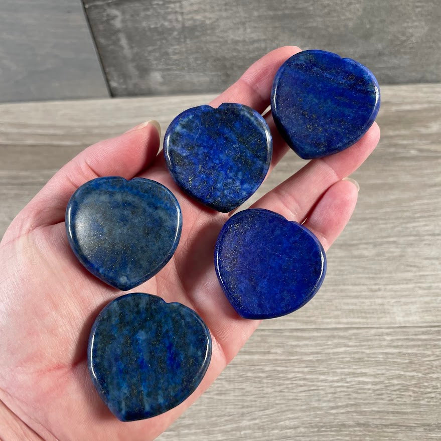 Heart Shaped Worry Stones – Bulk Crystal Pocket Stones