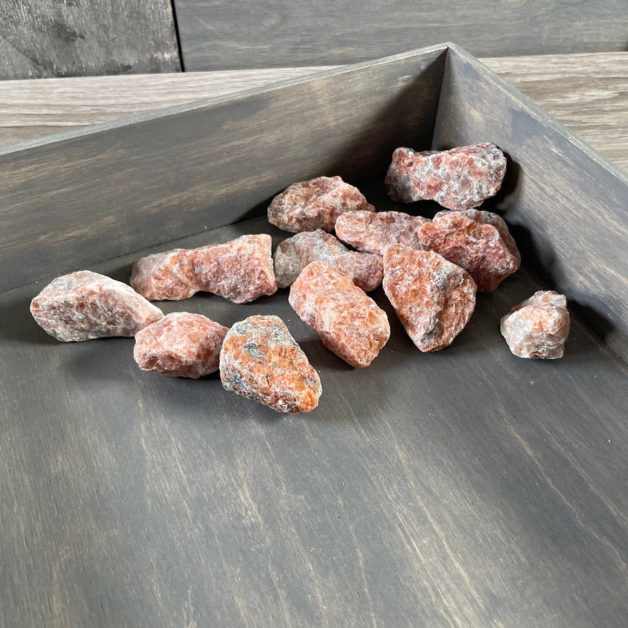 Orange Calcite Rough 1LB Lots