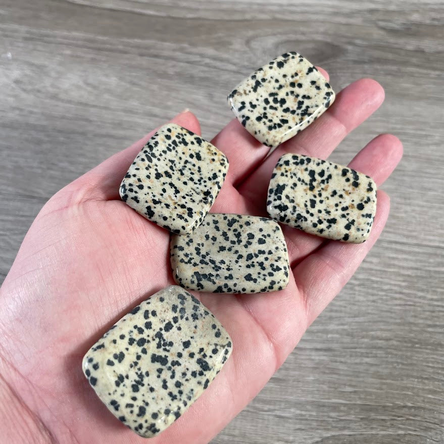 Gemstone Rectangle Worry Stones – Calming Crystals