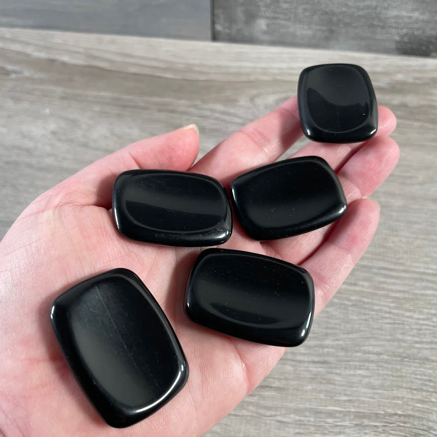 Gemstone Rectangle Worry Stones – Calming Crystals