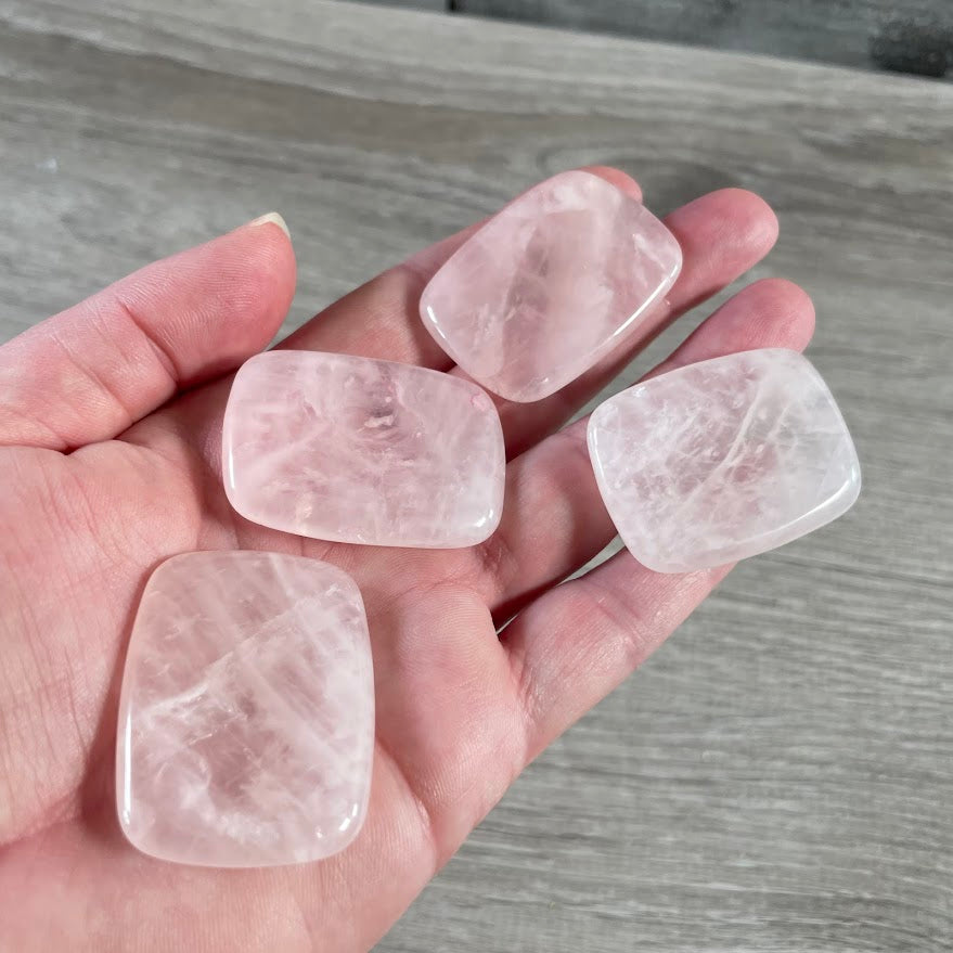Gemstone Rectangle Worry Stones – Calming Crystals