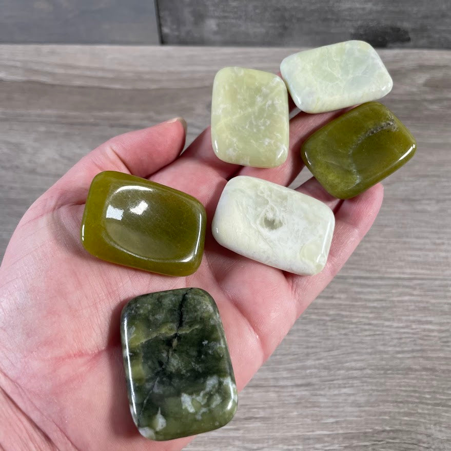 Gemstone Rectangle Worry Stones – Calming Crystals