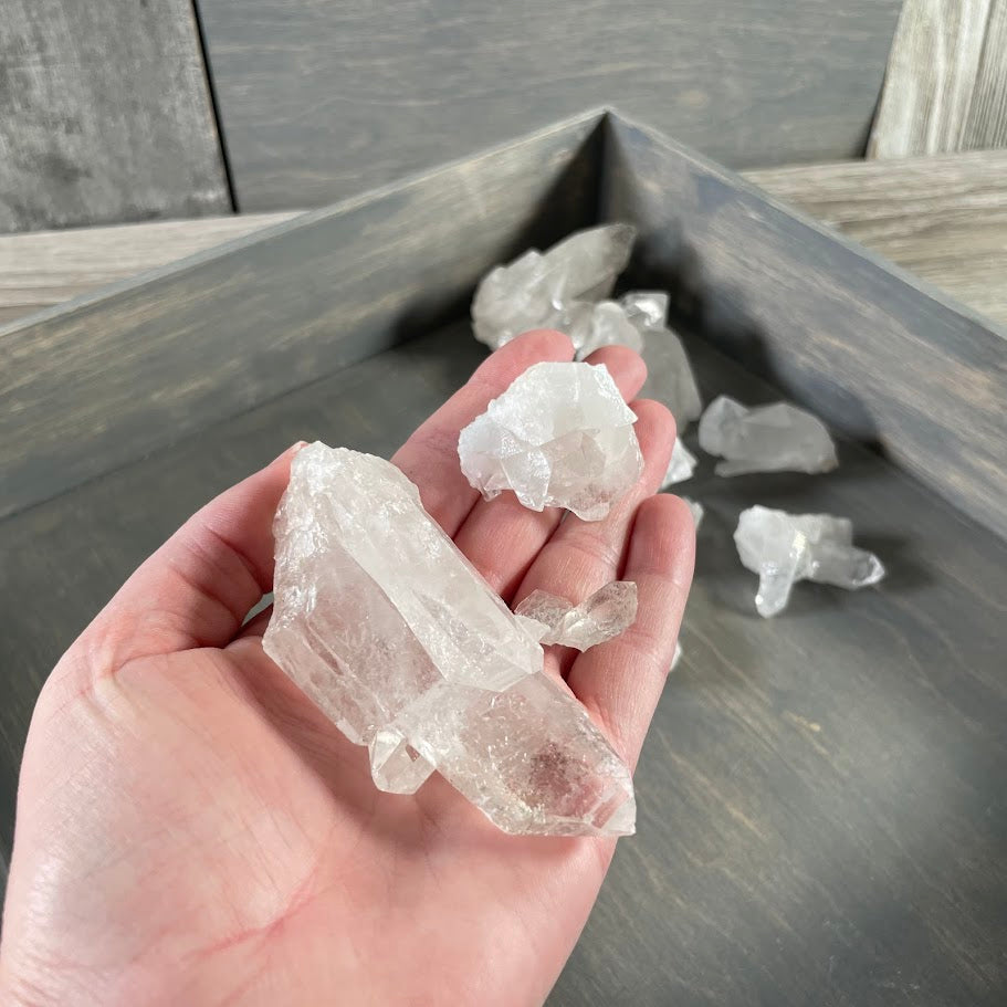 Wholesale clear quartz clusters and points for metaphysical shops