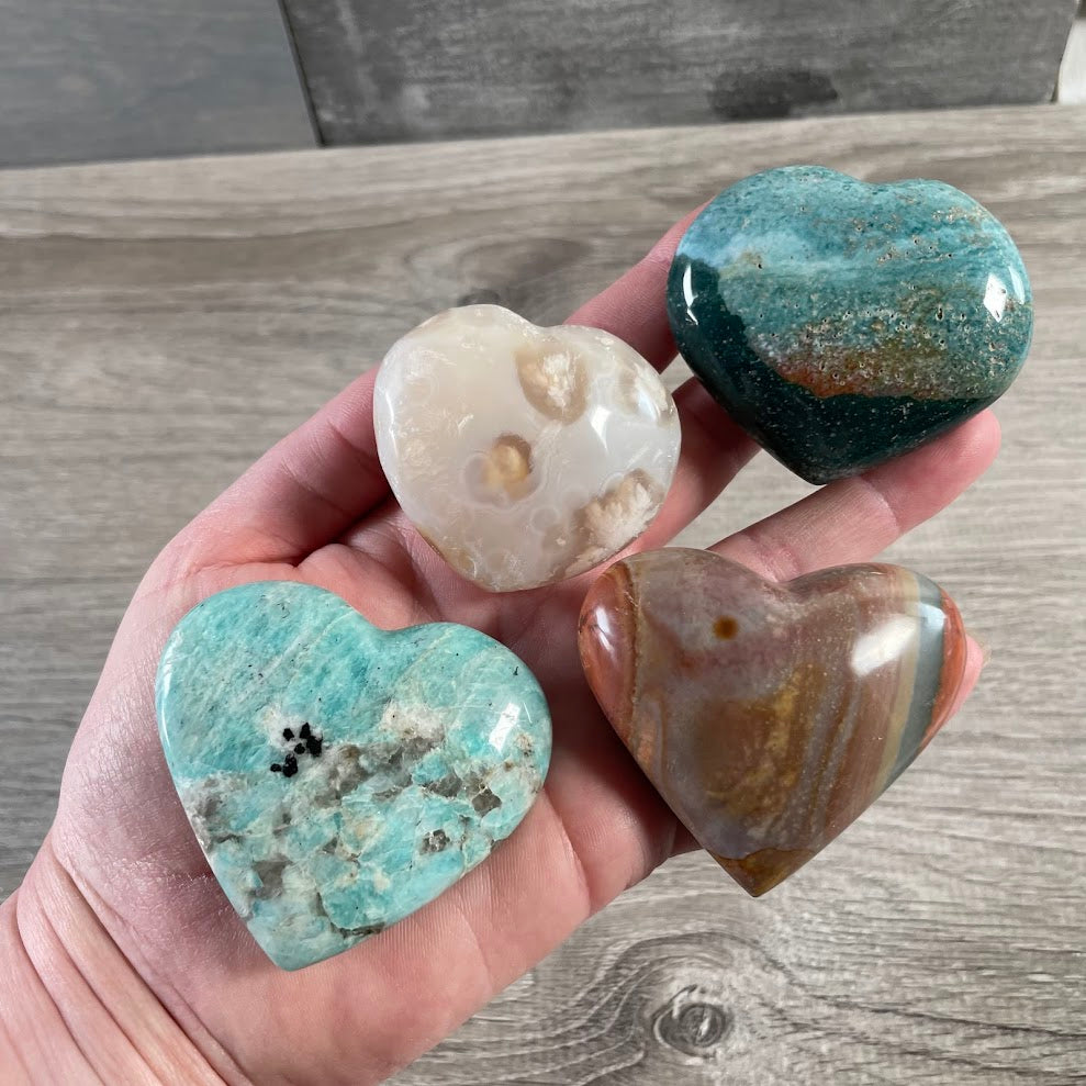 crystal hearts for metaphysical store bulk wholesale