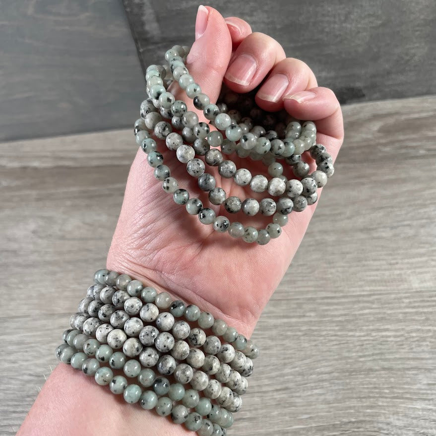 Gemstone Beaded Stretch Bracelets 6mm  – Bulk Jewelry