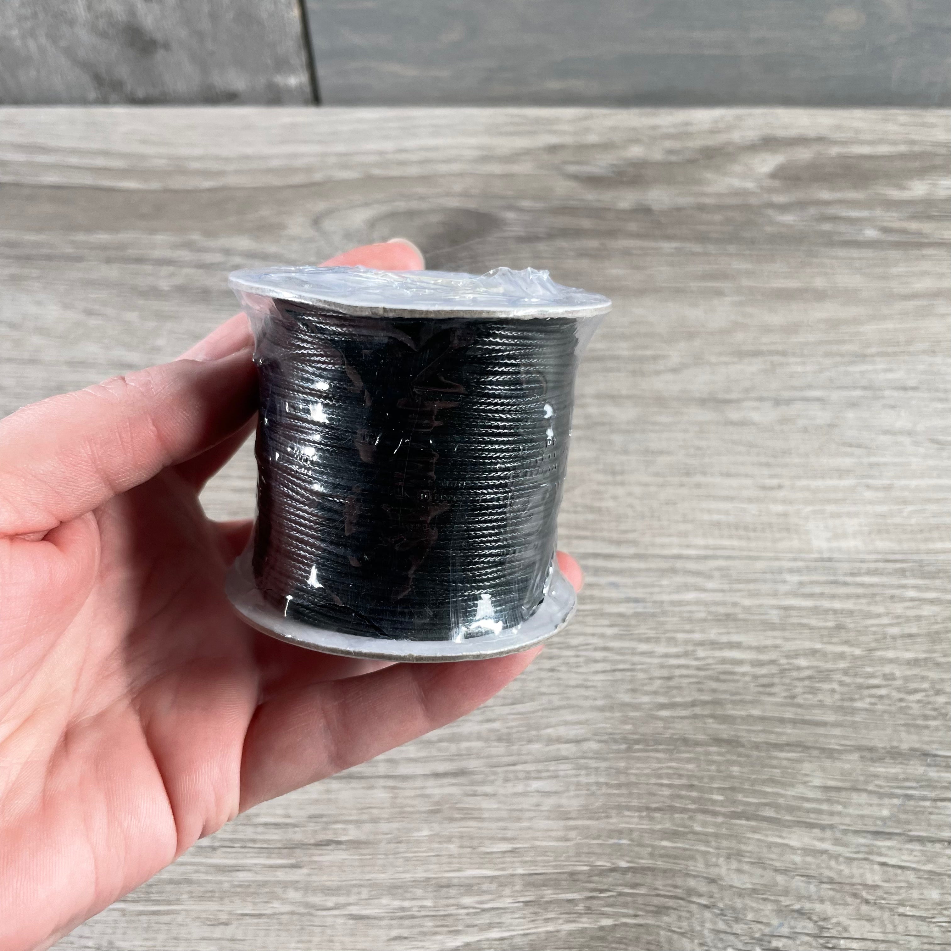 Black Jewelry Cord for Necklace Making – Bulk Lot
