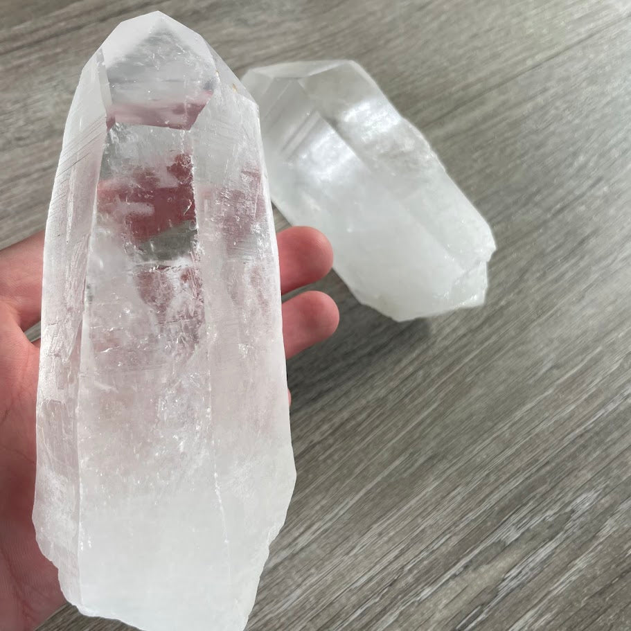 Raw Lemurian Quartz Crystal Points Wholesale  – Bulk Lots