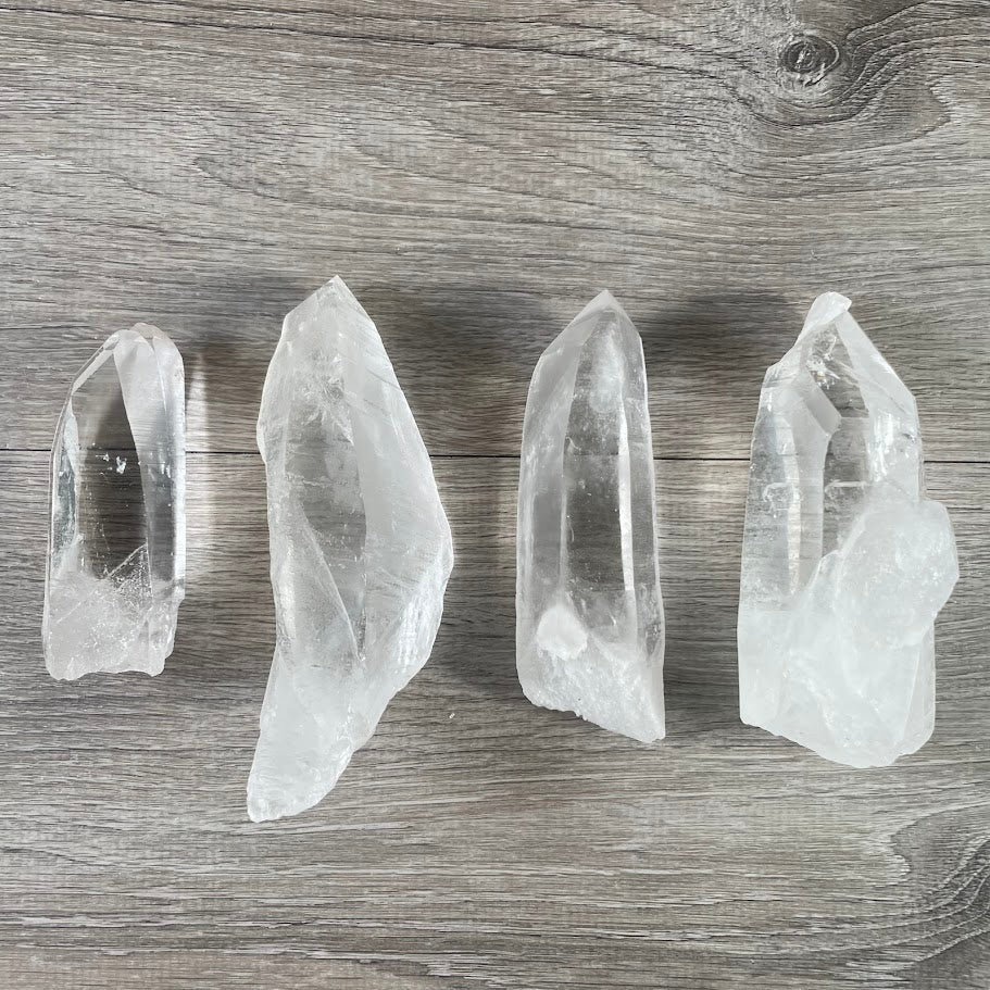 Raw Lemurian Quartz Crystal Points Wholesale  – Bulk Lots