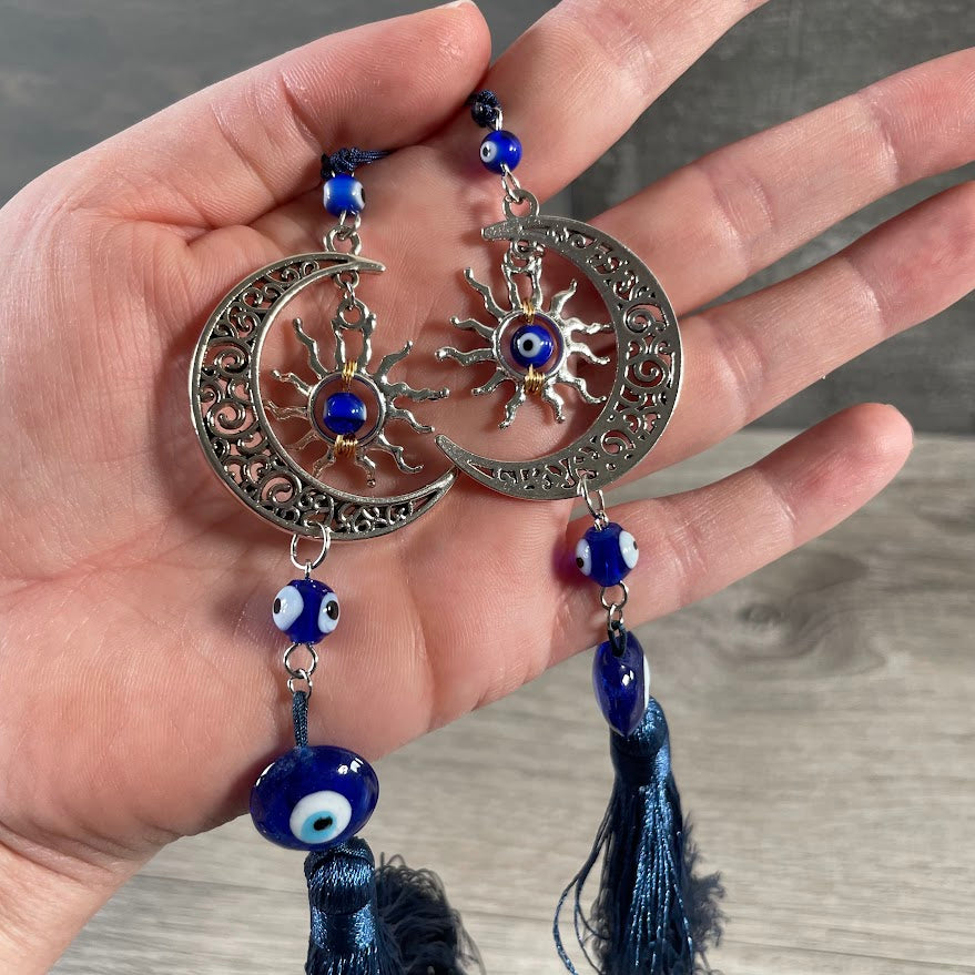 Crescent Moon Protection Amulet Wholesale for Metaphysical Shops