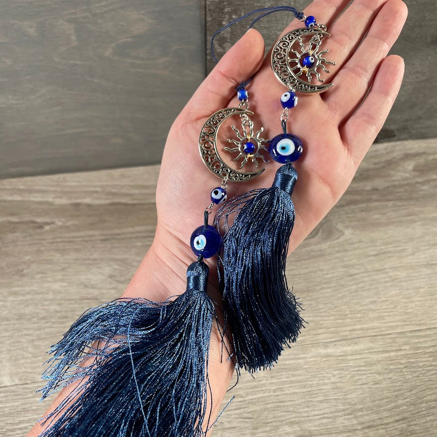 Evil Eye Crescent Moon Talisman Amulet Wholesale – Protection Charm