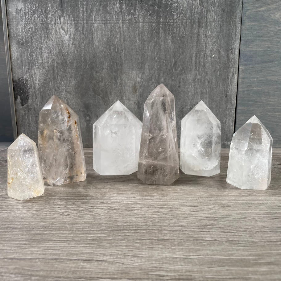 clear quartz towers bulk lots