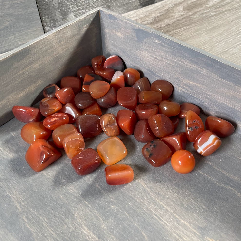 Red Agate Tumbled Stones – Polished Healing Crystal Bulk Wholesale