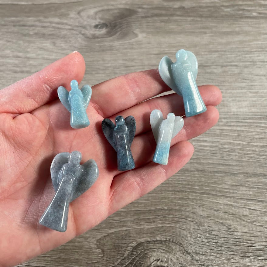 Gemstone Angel Figurines in 1-Inch – Wholesale Crystal Angel