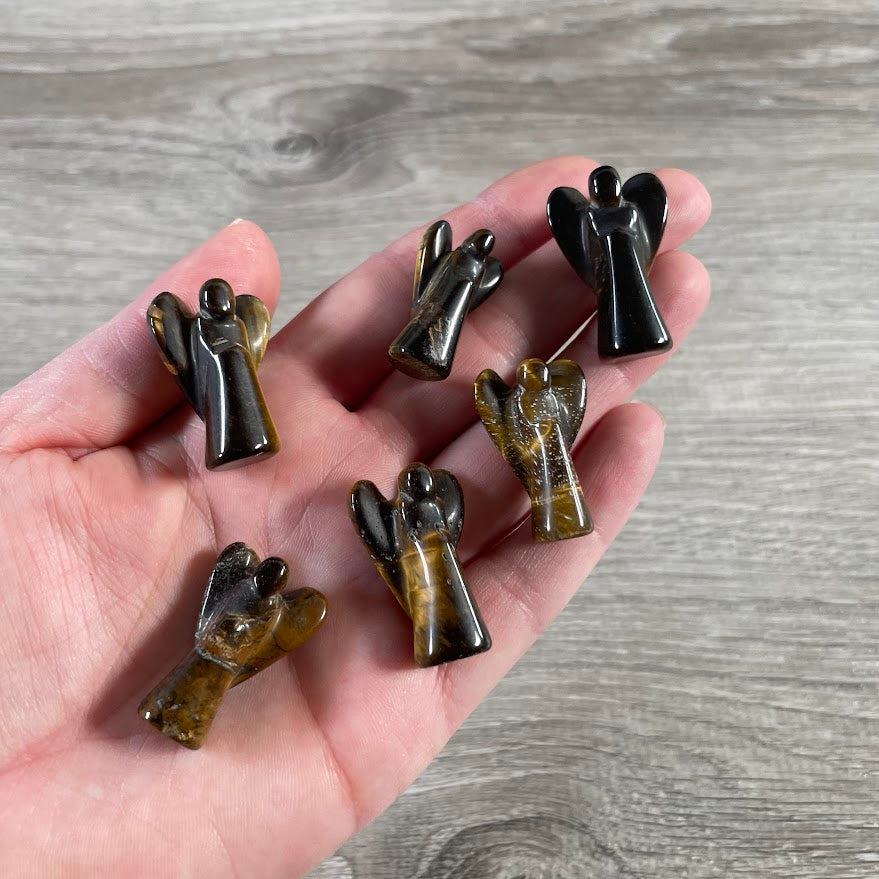 Gemstone Angel Figurines in 1-Inch – Wholesale Crystal Angel