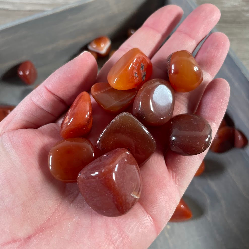 Red Agate Tumbled Stones – Polished Healing Crystal Bulk Wholesale