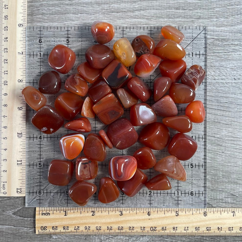 Red Agate Tumbled Stones – Polished Healing Crystal Bulk Wholesale