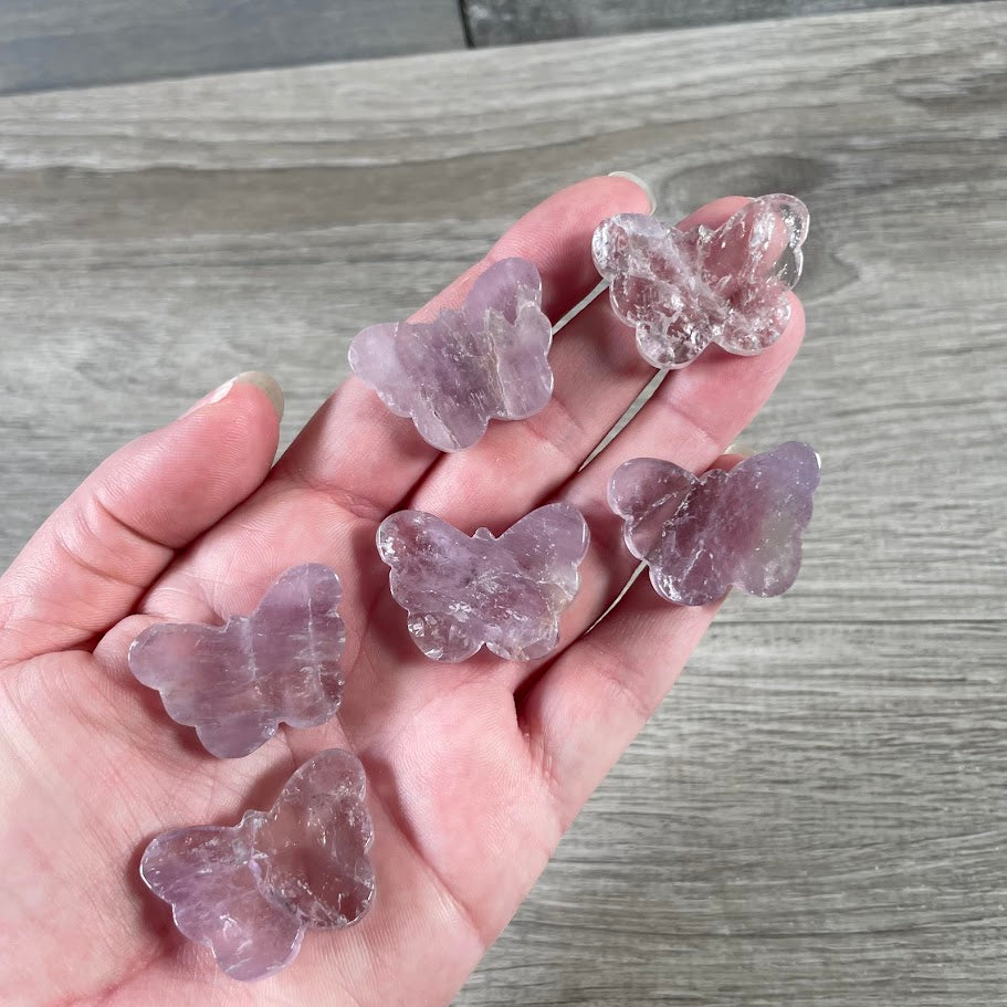 crystal butterfly decor figurine wholesale small amethyst