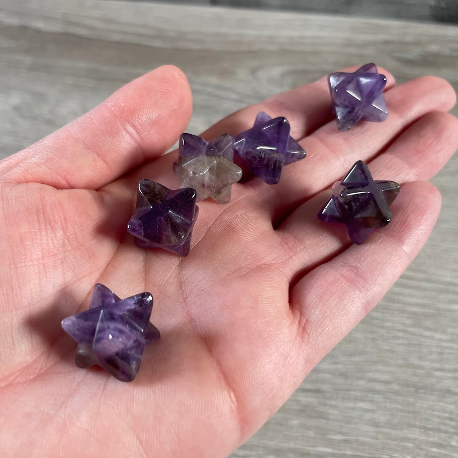amethyst wholesale metaphysical gemstone carvings merkaba star