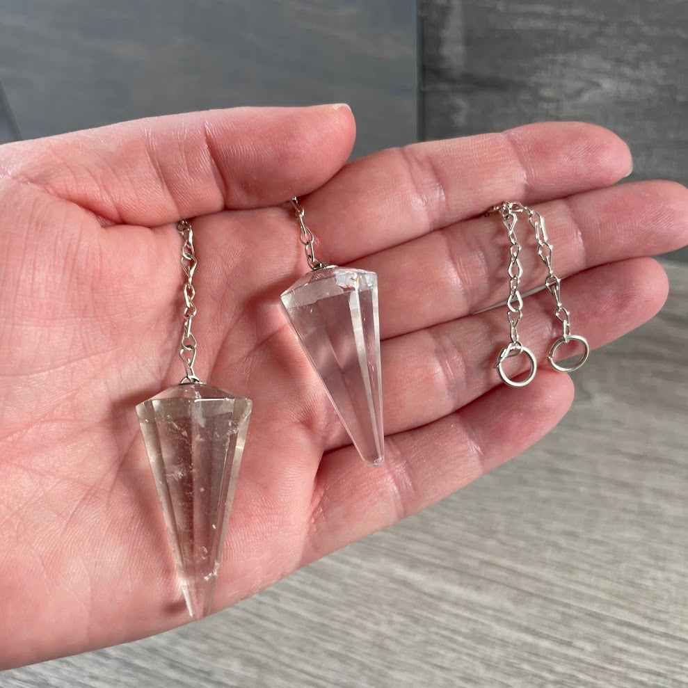 clear quartz wholesale metaphysical supplies pendulum