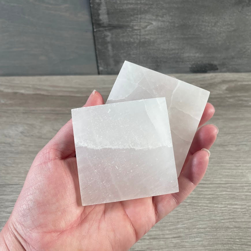 square selenite plate wholesale