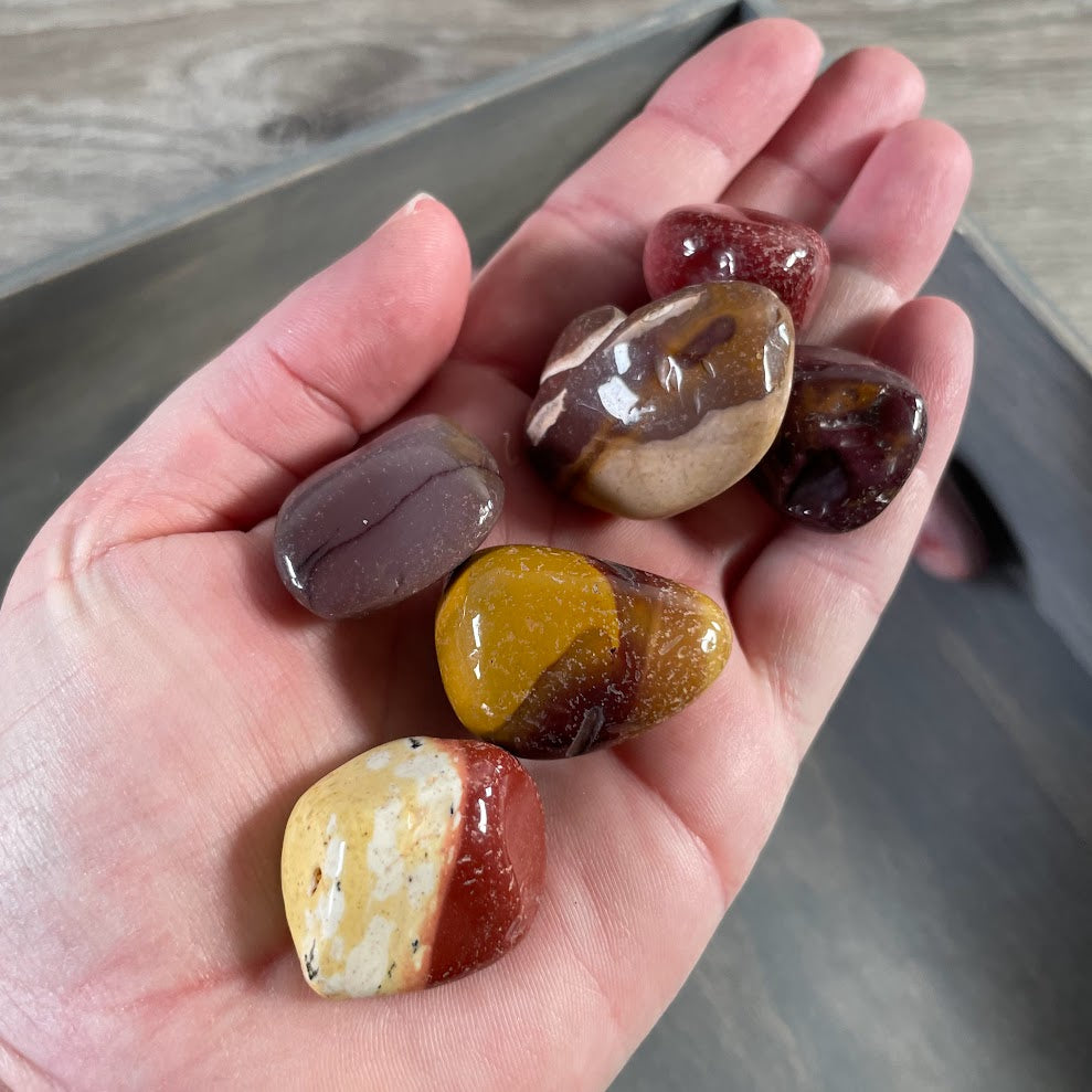 Mookaite Jasper Tumbled Stones – 1 Pound Lot Rock Shops