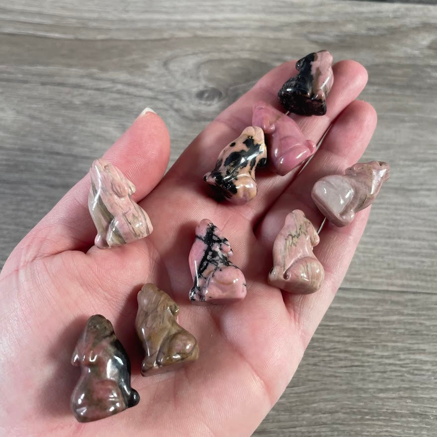 rhodonite coyote figurines wholesale
